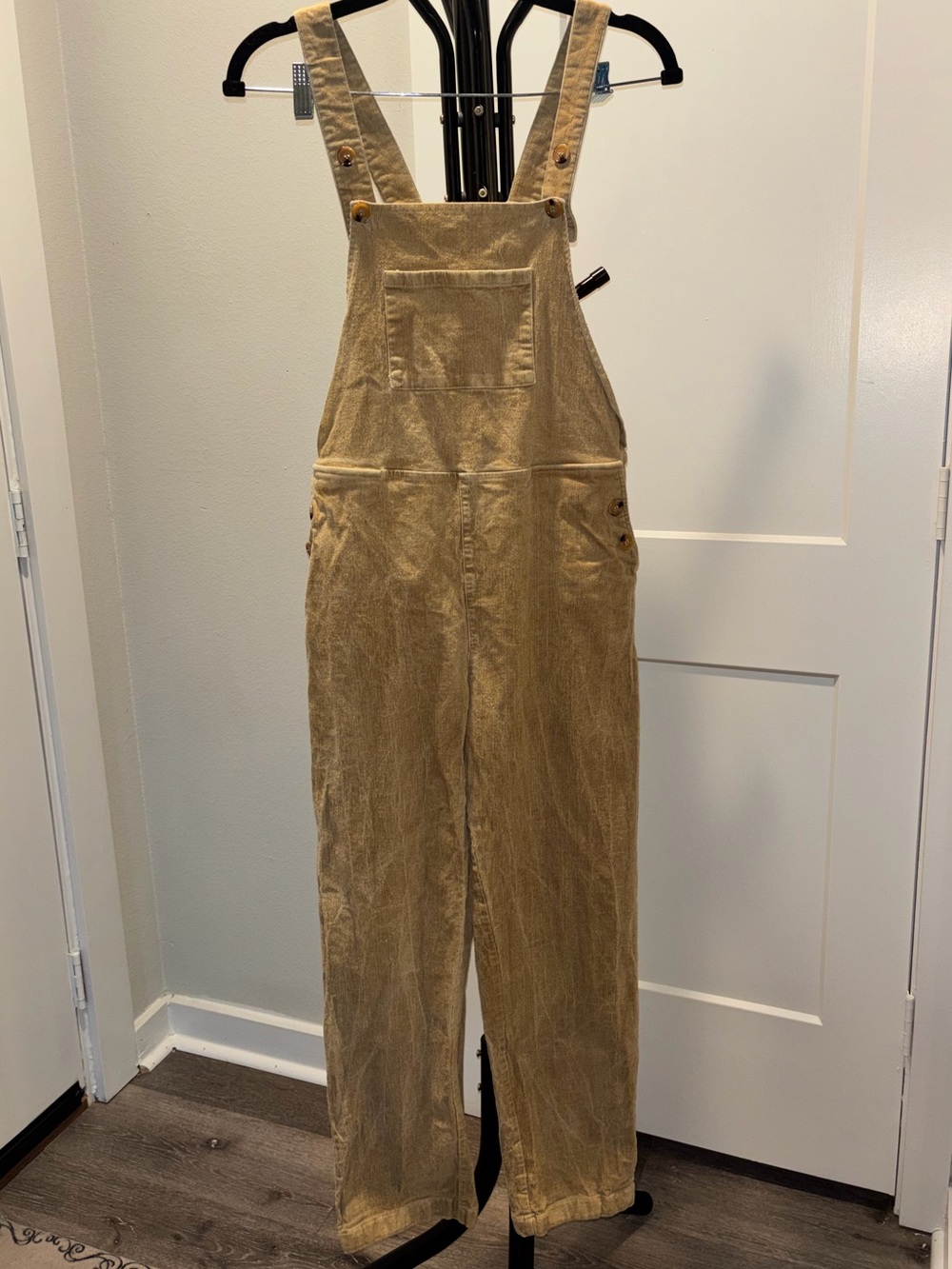 Umgee Tan Corduroy Women's Overalls